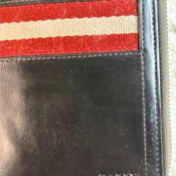 BALLY Baliro Leather Zip Around Wallet Color Multi - Picture 10 of 16